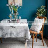 Morden Design Special Process Tie Dye Fabric Table Cover Washable Tablecloth for Coffee Table thumbnail-6
