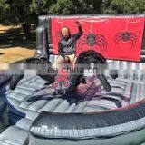 Halloween Black Widow Spider Themed Inflatable Bull Riding Rodeo Mechanical Bull Ride thumbnail-4