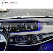 S Class W222 S400 S450L S600 Air Conditioning Turbine LED Interior Lights for W222 S500 S350 Air Vent Ambient Lights thumbnail-1