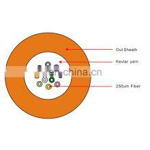 FTTH Indoor 12 Core Fiber Optic Cable OM3 / Optical Fiber Distribution Cable thumbnail-1