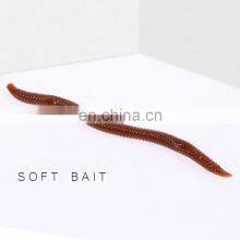 New Supersoft 7.5cm/0.5g Earthworm Lifelike Artificial Insect Soft Lures Frog Fishing Lure thumbnail-3