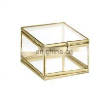 Square Glass Box for Wedding Use