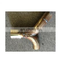 car exhaust pipe with stainless steel or alum6063
