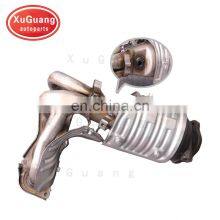 XUGUANG High Quality Direct Fit Factory Supplier Exhaust Manifold Catalytic Converter for Toyota Camry Old Model thumbnail-4