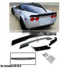 ABS Primer Painted Back Rear Spoiler Lip Wing For Corvette C6 C6.5 All Models 2005-2013 Rear Spoiler thumbnail-2