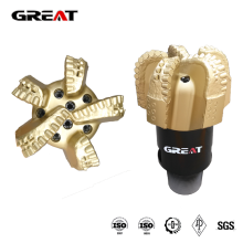 Steel Body PDC Bit---12 1/4 Inch 5 Blades