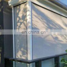 Weather Blinds Electric Powered Blinds Transparent Good Quality Outdoor Pvc Motorized Roller Blinds Adjust Light Sun Shade Patio thumbnail-3