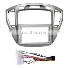 Car Navigation Face Frame Car GPS Radio Console Dashboard Trim Kit With Power Cable thumbnail-1