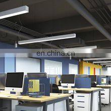 Modern Office Hotel Indoor Aluminum Smd Hanging 3000k 4000k 5000k 20w 40w Led Linear Lamp thumbnail-4