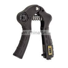 Custom Gym Logo Printing Grip Adjustable Hand Gripper Strengths Hand Exerciser With Count
