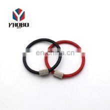 2020 Hot Selling Metal 5MM Keychain Cable Wire Rope Key Ring With Screw thumbnail-1