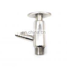 Food grade sanitary sample valve stainless steel thread aseptic sampling valve