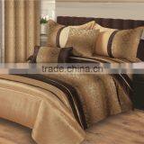 Pleated Jacquard Comforter With Matching Curtains thumbnail-1