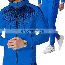 2022 New Fashion 100% Polyester Brand Custom High Quality Wholesale Men TRACKSUIT thumbnail-3