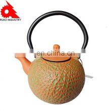 300ml Black Chinese Enamel Cast Iron Teapot thumbnail-2