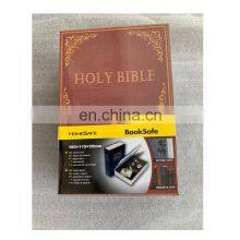 Book Safe With Real Page and Key Lock