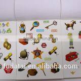 FDT Custom Art Paper Cartoon Adhesive Label Perfect Binding Sticker Book