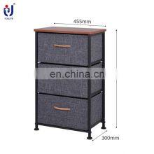 3 Industrial Furniture Chinese Black Style Rattan Lacquer Canvas Chest Of Craft Drawers Cabinet thumbnail-2