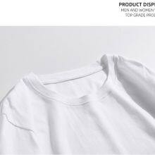 China Supplier Customize Bielastic Spandex Cotton White t Shirt T-shirt for Sale thumbnail-4