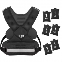 Adjustable Steel Plate Wrist and Ankle Body Weighted Vest for Men Women Tactical Style Endurance Training Fitness Competition