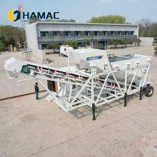 China Construction Dry Mix Concrete Batch Plant Automatic Belt Mini Mobile Concrete Mixer Batching Plant thumbnail-2