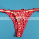 Sexy Oem Hot Pink Ladies Bikini ,sex Thong Photo for Ladies thumbnail-4