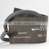 Single Hose Neonate Reusable Adult Single Tube NIBP Cuff 6-11cm