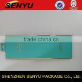 Belly Band With Hanger Design & Customized Paper Packagings With Gold Stamping