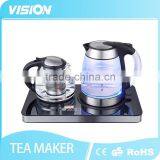 8993T-G2 Electric Tempered Glass Tea Kettle Set With Glass Kettle thumbnail-1