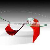 modern glass coffee table