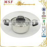 Stainless steel milk pot induction bottom induction pots