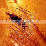 GH-RZ269 2014 Hot Sale Different Acrylic Wine Bottle Rack Display Holder,Artistic Design Acrylic Wine Display Rack thumbnail-4