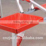 Outdoor Plastic Folding Picnic Table With 4 Seats Color Red thumbnail-5