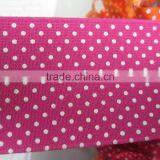 Custom Printed Elastic Hair Band Polyester Latex With WHITE DOT Printing thumbnail-3