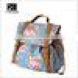 Custom Cotton Drawstring Bag Fashion Trends Top Quality Floral Girls Cotton Drawstring Bag