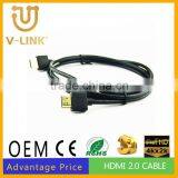 High Performance Slim 1.5m Hdmi 1.4 Cables for Hometheater thumbnail-1