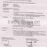 the material PE with SGS certificate