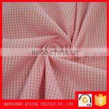 Factory Wholesale Yarn Dyed Shirt Ripstop Polyester Cotton Checked Men's Shirt Fabric