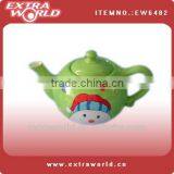 Christmas Ceramic Teapot