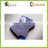New Design Cheap Custom Purple Color Clear Plastic Business Cards
