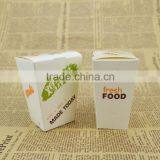 Food Grade White Paper Card Fried Food Packaging Box thumbnail-3