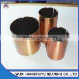 12 * 14 * 20 mm Length SF-2 Self-lubricating Plain Bearing Bush Bimetal Material Bushing Sleeve thumbnail-3