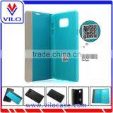 New Arrival Ultra Thin Leather Smart Case With View Window on Side for Samsung Note 5 thumbnail-2