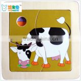 4 pieces jigsaw puzzle