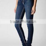 2015 Women's Two Color Tight Denim Pants Denim Jeans thumbnail-1