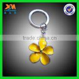 Newest Fashion Cheap 3D Flowers Shape Metal Keychain thumbnail-2