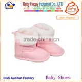 Promotion top quality warm baby pink fur boots
