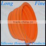 Durable Colorful Fancy Silicone Collapsible Bowl thumbnail-5