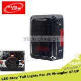 12/24V DOT Black Smoked Jeep Wrangler Tail Lights thumbnail-1