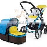 2015 New Model Design Baby Stroller 3 in 1 Hot Sale Europe Standard Purple Baby Stroller